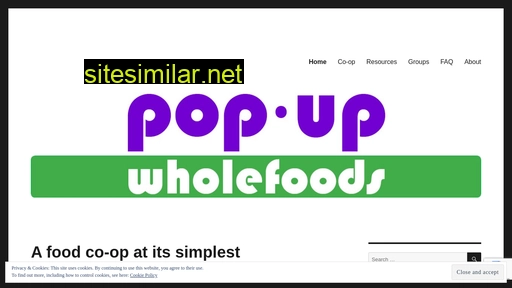 popupwholefoods.ie alternative sites