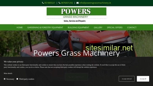 powersgrassmachinery.ie alternative sites