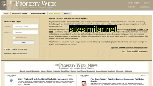 propertyweek.ie alternative sites