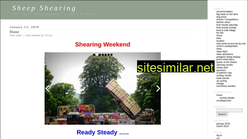 Sheepshearing similar sites