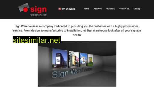 Signwarehouse similar sites