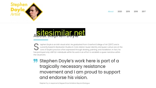 Stephendoyleartist similar sites