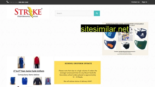 strikeperformancewear.ie alternative sites