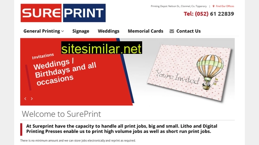 sureprint.ie alternative sites