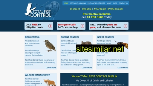 totalpestcontrol.ie alternative sites