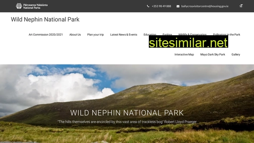 wildnephinnationalpark.ie alternative sites