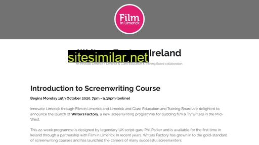 writersfactory.ie alternative sites