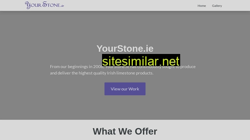 yourstone.ie alternative sites