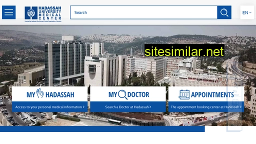 hadassah.org.il alternative sites