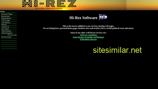 Hi-rez similar sites