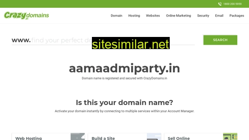 Aamaadmiparty similar sites