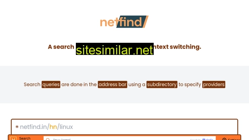 about.netfind.in alternative sites