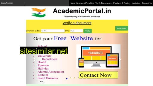 academicportal.in alternative sites