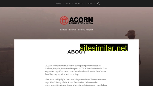 Acornfoundation similar sites