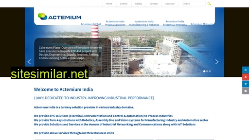 actemium.net.in alternative sites