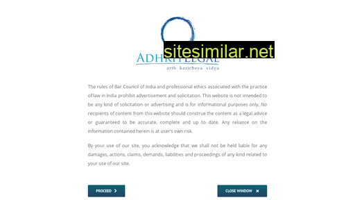 adhritlegal.in alternative sites