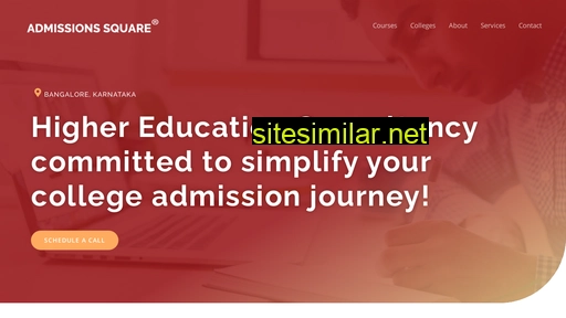 admissionssquare.in alternative sites