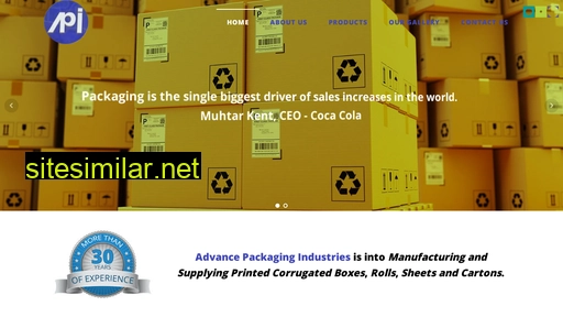 Advancepackagingindustries similar sites