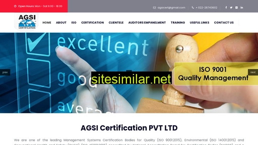 agsicertification.in alternative sites