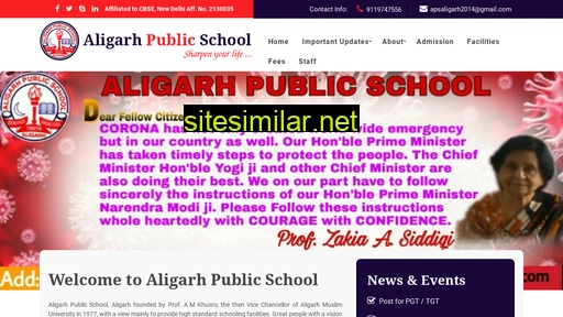 aligarhpublicschool.in alternative sites