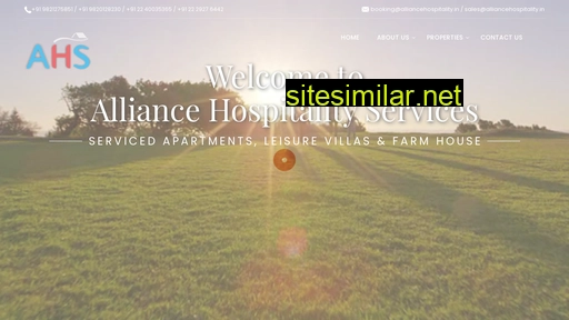 alliancehospitality.in alternative sites