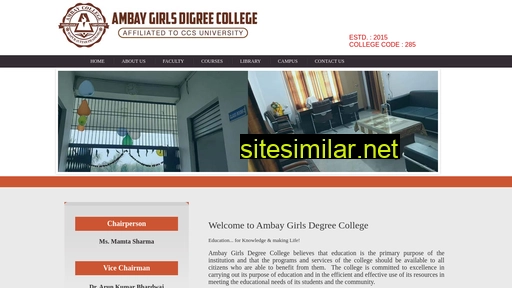 ambaycollege.in alternative sites