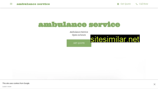 ambulanceservicehyderabad.co.in alternative sites