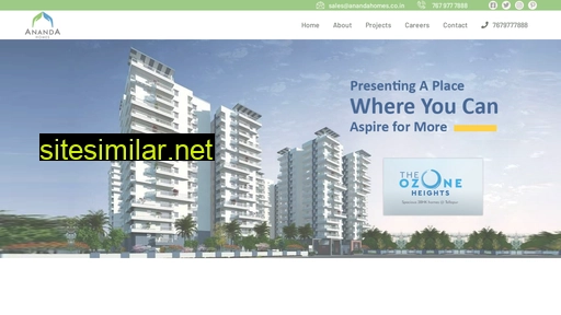 anandahomes.co.in alternative sites