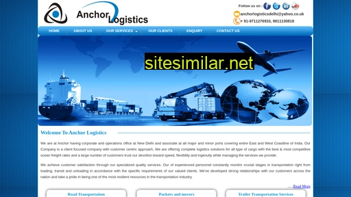 anchorlogistics.in alternative sites