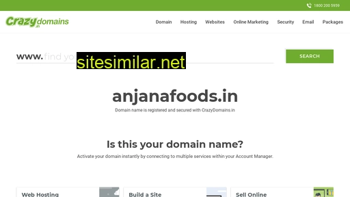 Anjanafoods similar sites