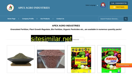 apexagroindustries.in alternative sites