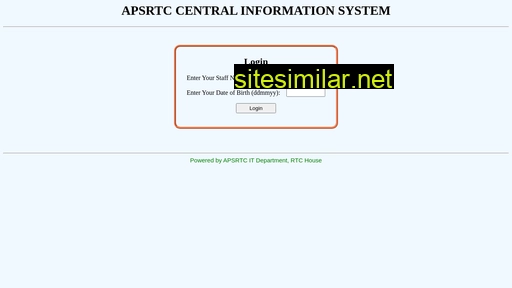 apsrtcinfo.in alternative sites
