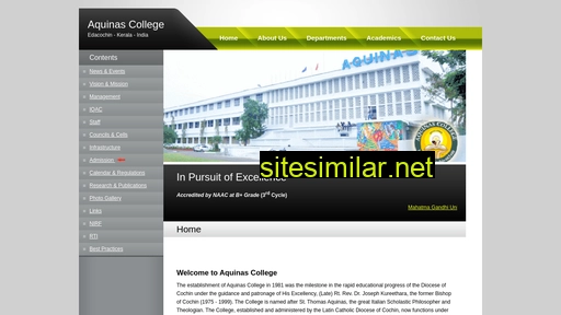 aquinascollege.co.in alternative sites