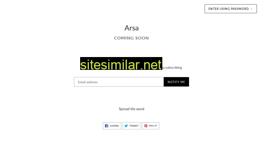 arsa.in alternative sites