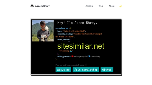 Aseemshrey similar sites