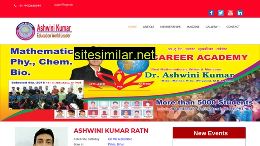 ashwinikumar.in alternative sites