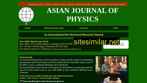 asianjournalofphysics.in alternative sites
