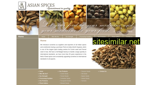 asianspices.co.in alternative sites