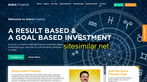 astrofinance.in alternative sites