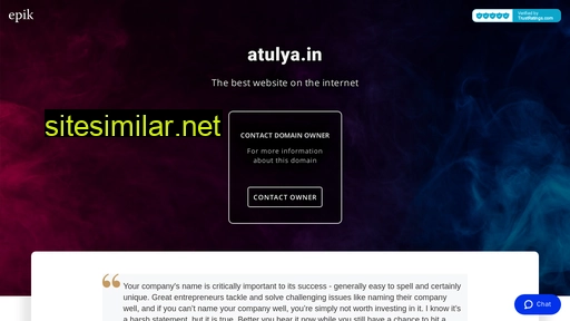 atulya.in alternative sites