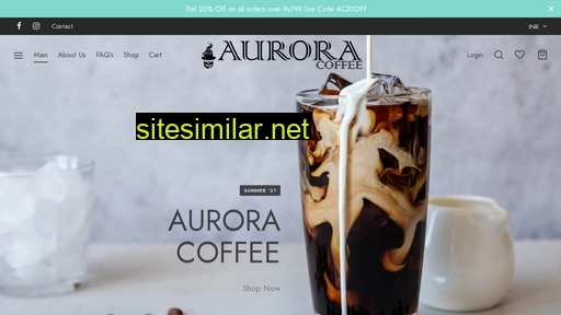 auroracoffee.in alternative sites