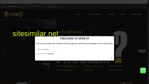 ayur69.in alternative sites