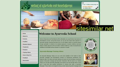 Ayurvedaschool similar sites