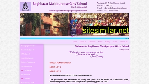 baghbazarmultipurposegirlsschool.in alternative sites