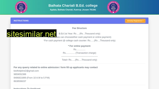 baihatacharialib-ed.in alternative sites
