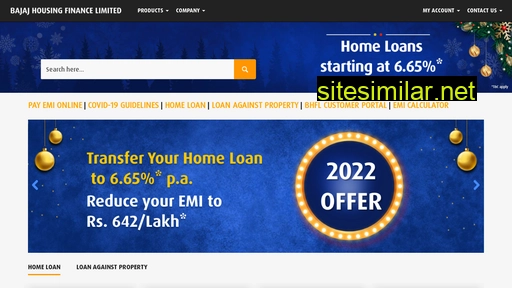 bajajhousingfinance.in alternative sites