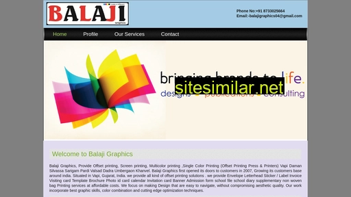 balajigraphics.co.in alternative sites