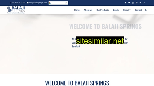 balajisprings.in alternative sites