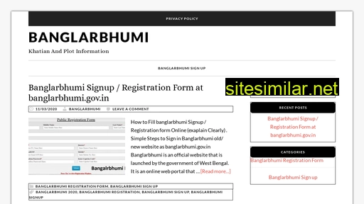 banglarbhumi.net.in alternative sites