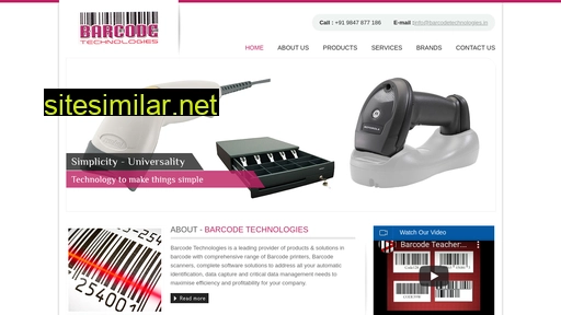 barcodetechnologies.in alternative sites
